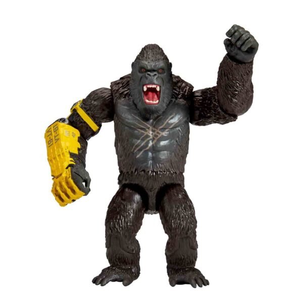 MonsterVerse Godzilla x Kong: The New Empire, 6-Inch Kong Action Figure Toy, Iconic Collectable Movie Character, Includes B.E.A.S.T Glove Feature, Toy Suitable for Ages 4 Years+