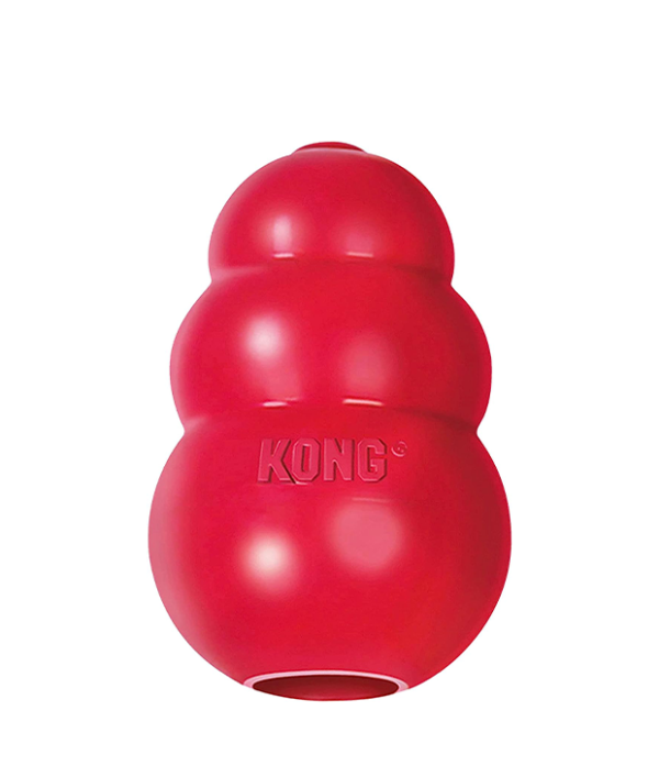 KONG - Classic Dog Toy - Durable Natural Rubber - Fun to Chew, Chase and Fetch - For Medium Dogs